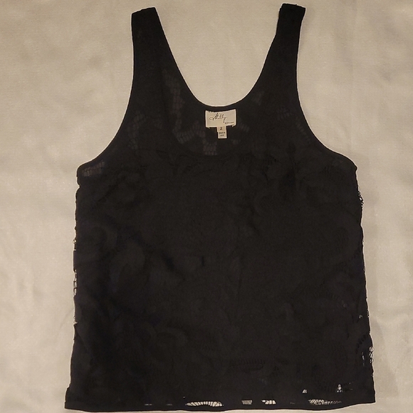 Milly of New York Tops - Milly Black Lace Tank Top